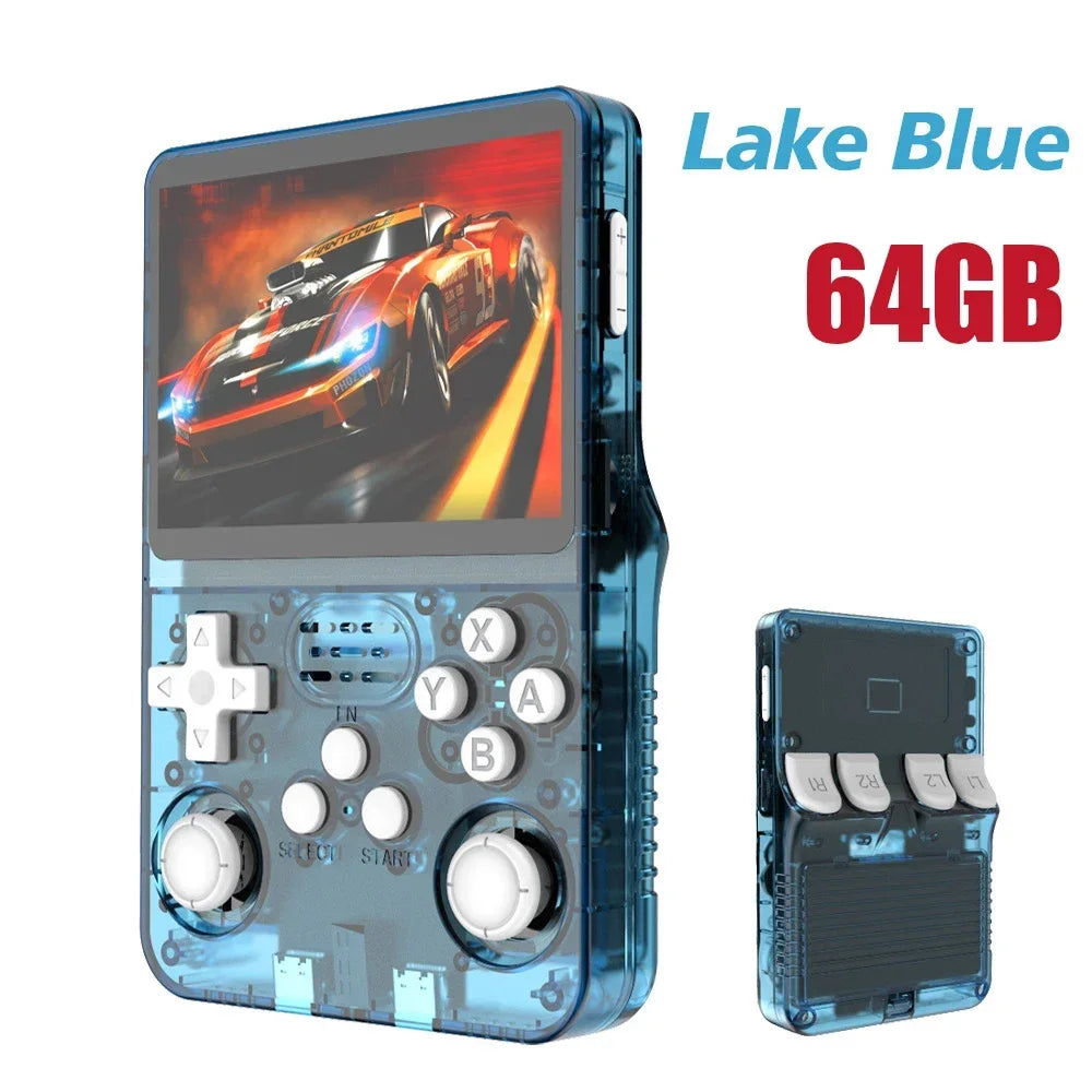 BOYHOM 256G Open Source R36S Retro Game Console - 3.5" IPS Portable Linux ARKOS Handheld | Best Gaming Gift (64G/128G Options)