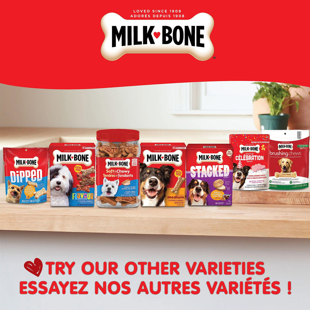 Milk-Bone Flavour Snacks Dog Biscuits Medium Sized Dog Treats
