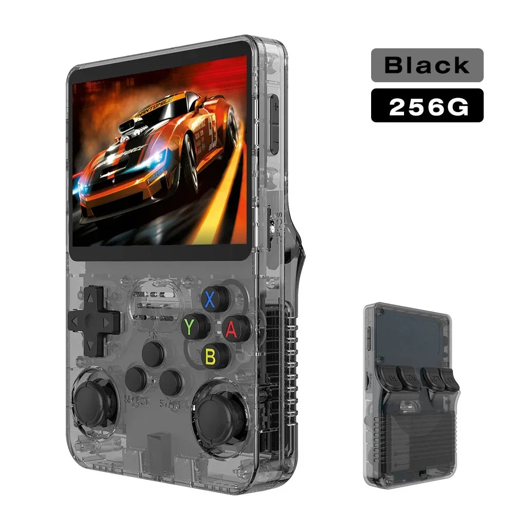 BOYHOM 256G Open Source R36S Retro Game Console - 3.5" IPS Portable Linux ARKOS Handheld | Best Gaming Gift (64G/128G Options)