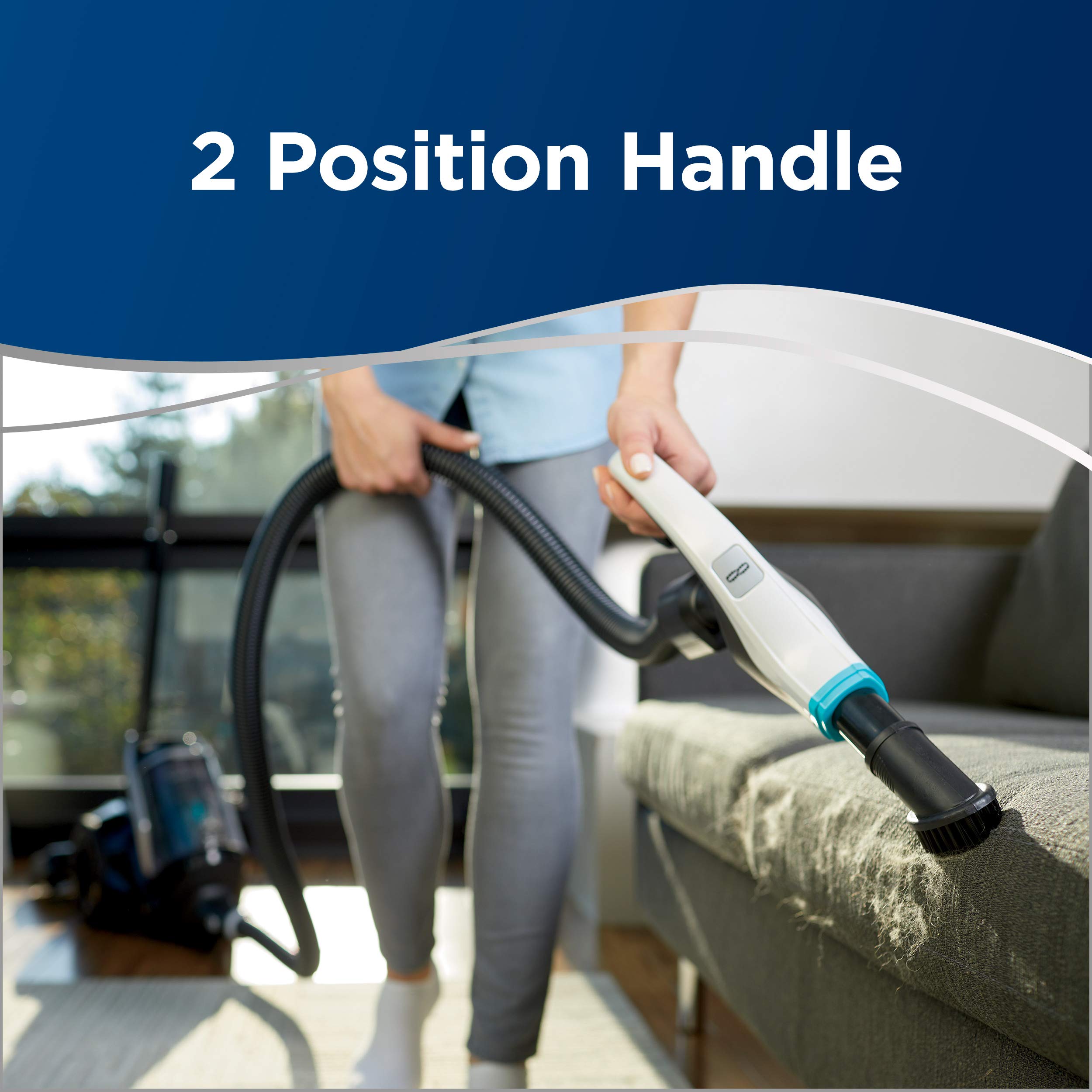 Bissell Pet Hair Eraser Bagless Cylinder Canister Vacuum Cleaner, 2230