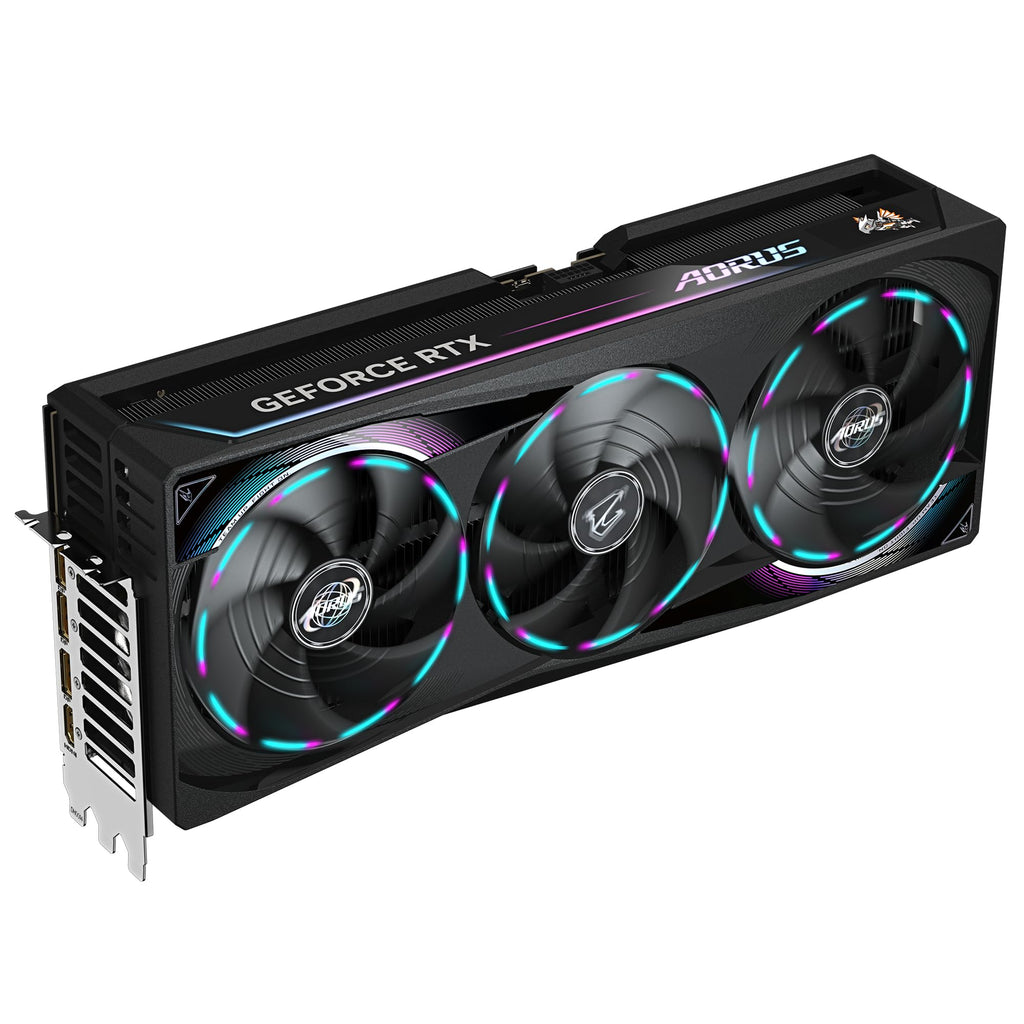 Gigabyte AORUS GeForce RTX 5090 Master 32G Graphics Card - 32 GB GDDR7, 512 Bit, PCI-E 5.0, 2655MHz Base Frequency, 3 x DP 2.1a, 1 x HDMI 2.1b, GV-N5090AORUS M-32GD