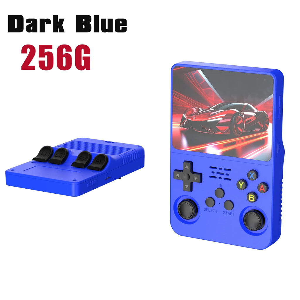 BOYHOM 256G Open Source R36S Retro Game Console - 3.5" IPS Portable Linux ARKOS Handheld | Best Gaming Gift (64G/128G Options)