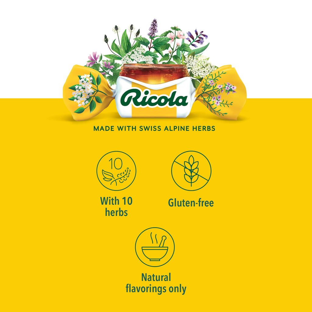 Ricola Original Herb Cough Drops, 17 Count Bag