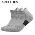 6/12Pairs Breathable Mesh Athletic Terry Socks Cushioned Moisture-managing and Durable Reduces Foot for Running Hiking & Sports