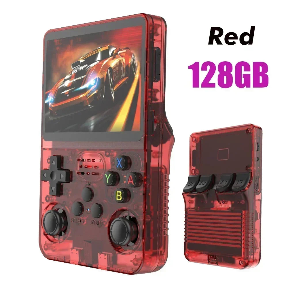 BOYHOM 256G Open Source R36S Retro Game Console - 3.5" IPS Portable Linux ARKOS Handheld | Best Gaming Gift (64G/128G Options)
