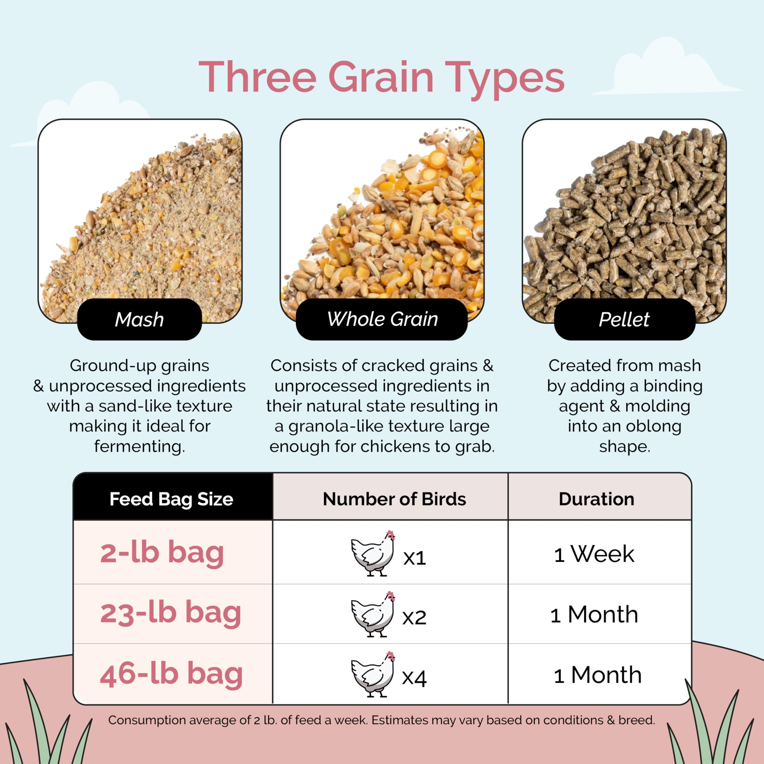 Organic Layer Feed for Chickens & Ducks. 16% Protein, Non-GMO, Corn Free, Soy Meal Free, 100% Whole Grains, Formulated to Optimize Health, Made for Layer Hens Aged 20+ Weeks (46 lb)