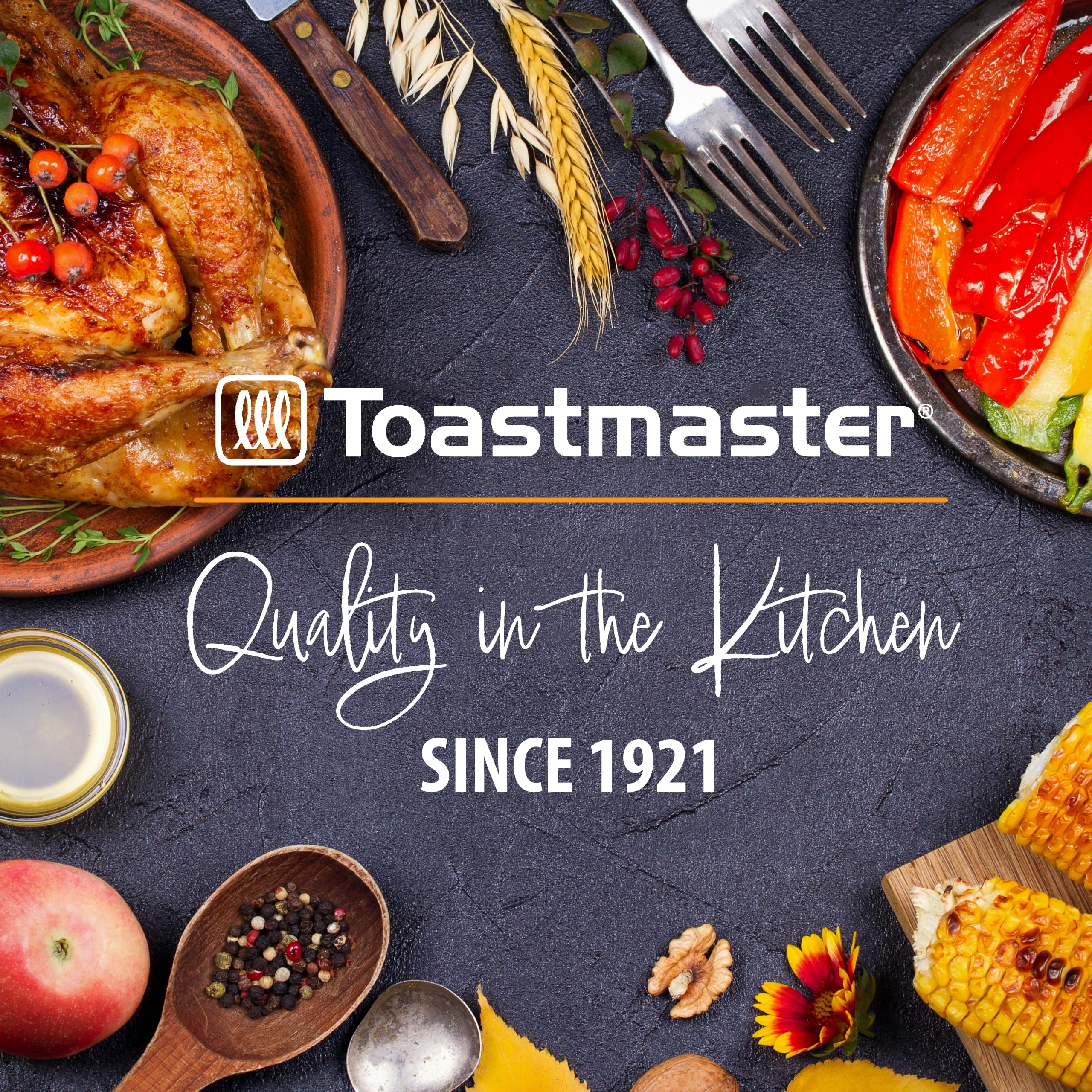 Toastmaster Air Frying Toaster Oven with Convection, Stainless Steel, TM-220AFO