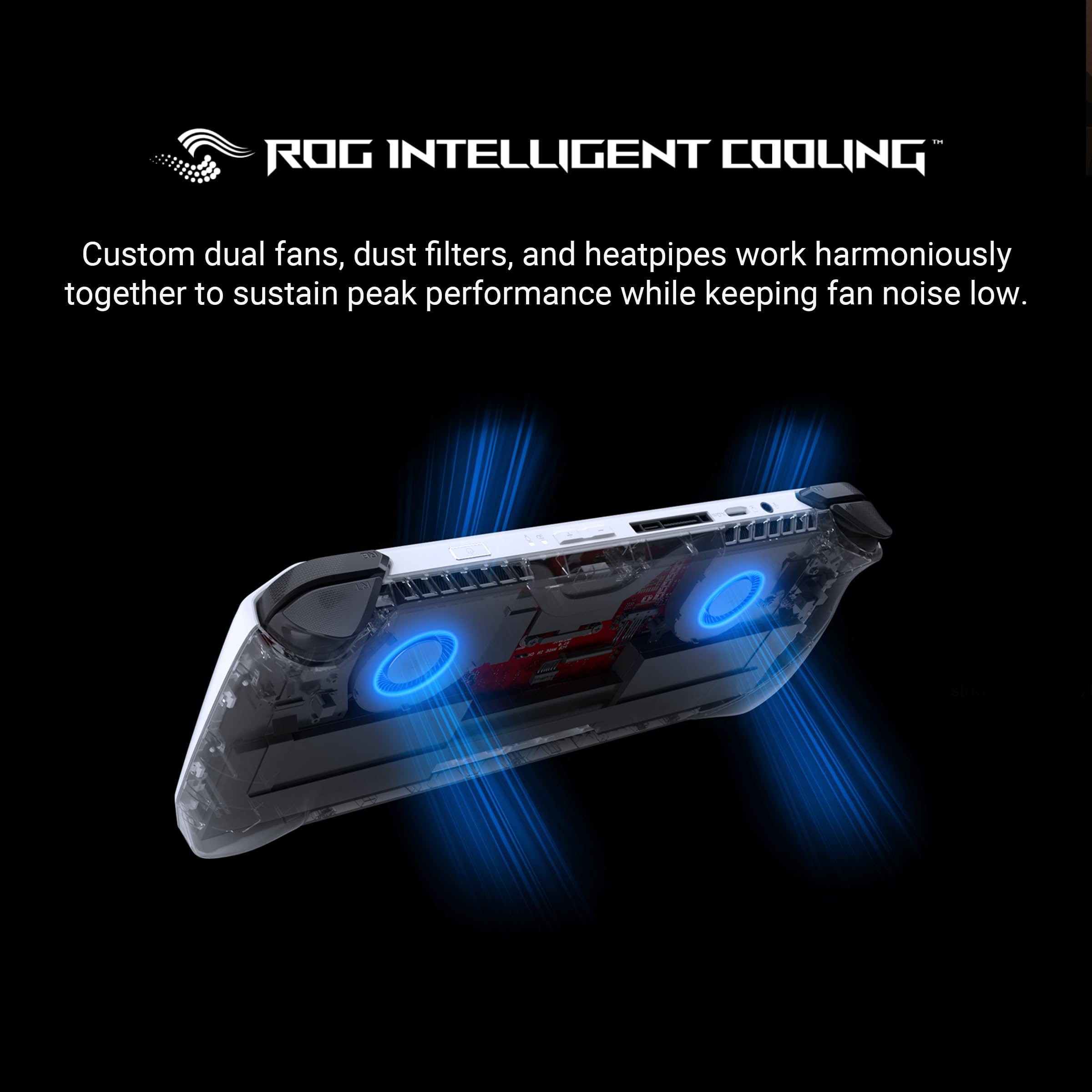 ASUS ROG Ally 7" 120Hz Gaming Handheld - AMD Z1 Extreme Processor - 512GB - White