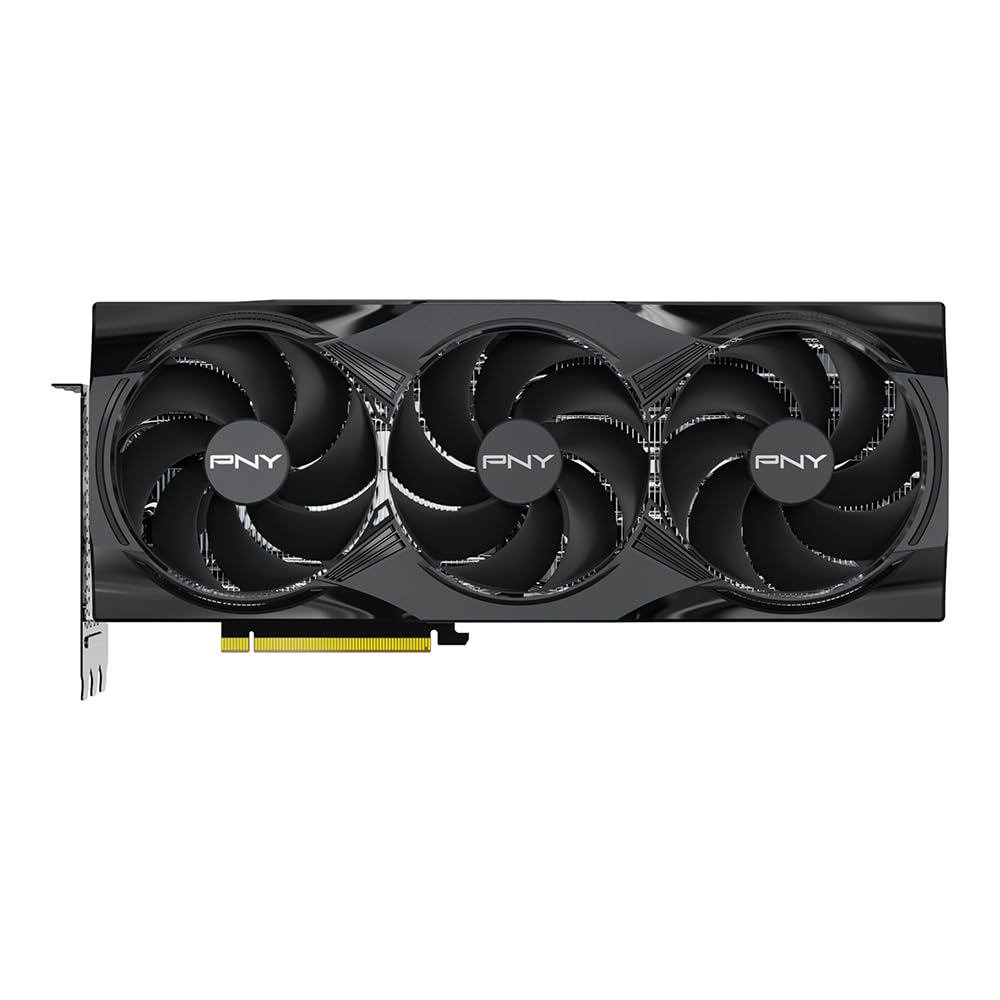 PNY NVIDIA GeForce RTX™ 5090 OC Triple Fan, Graphics Card (32GB GDDR7, 512-bit, Boost Speed: 2527 MHz, PCIe® 5.0, HDMI®/DP 2.1, 3.5-Slot, NVIDIA Blackwell Architecture, DLSS 4)