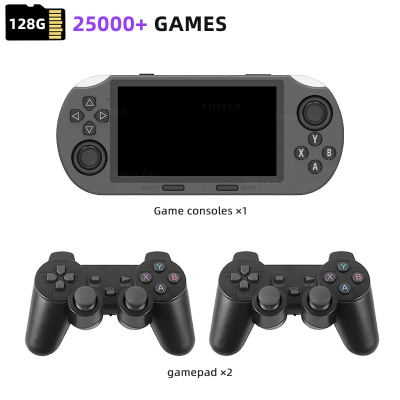 SF3000 Retro Handheld Game Console 4.5inch IPS Portable Video Game Console 20000 Games Pocket Video Player