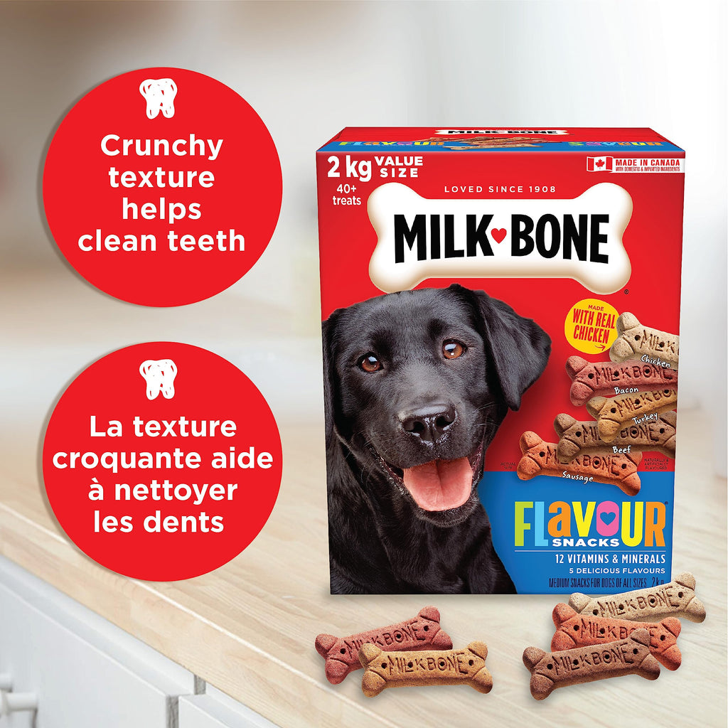Milk-Bone Flavour Snacks Dog Biscuits Medium Sized Dog Treats