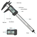 0-150mm High Strength Plastic Student Home Woodworking Gap Play Measuring Calipers Electronic Digital Calipers