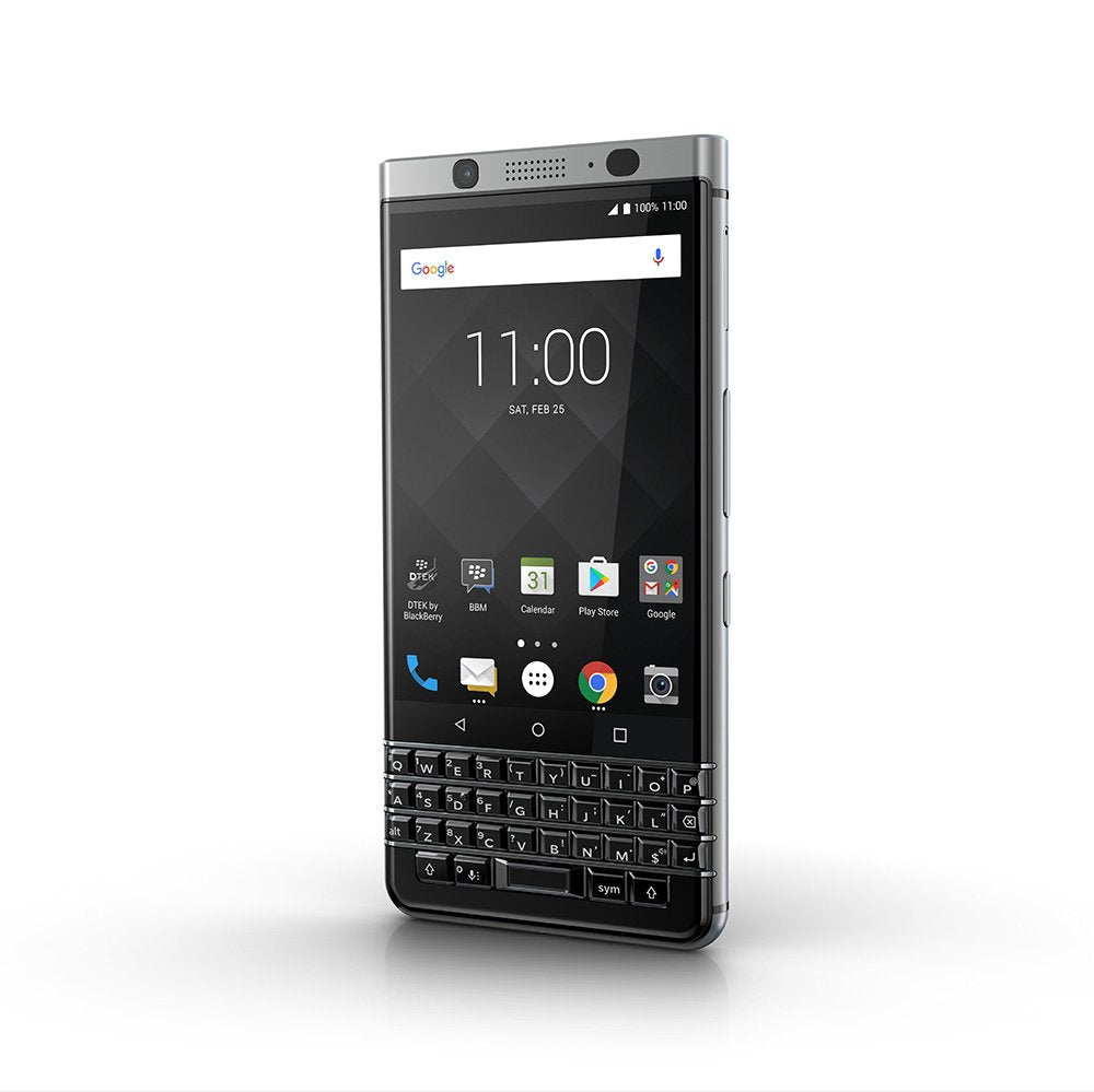 BlackBerry KEYone (Silver) Unlocked Android Smartphone 4G LTE, 32GB – Compatible with Canadian Carriers