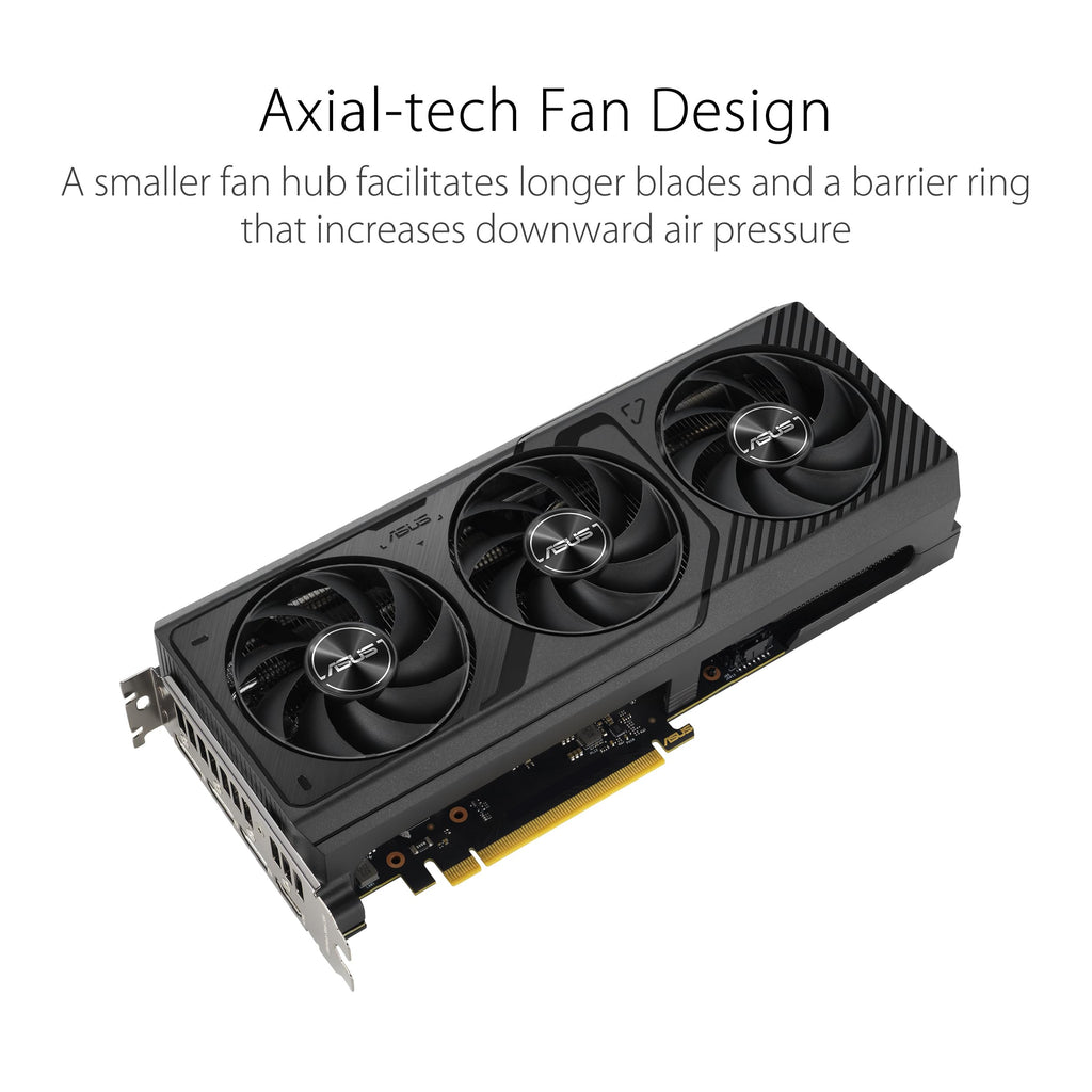 ASUS The SFF-Ready Prime GeForce RTX™ 5070 OC Edition 12GB GDDR7 Graphics Card (PCIe® 5.0, 12GB GDDR7, HDMI®/DP 2.1, 2.5-Slot, Axial-tech Fans, Dual BIOS)
