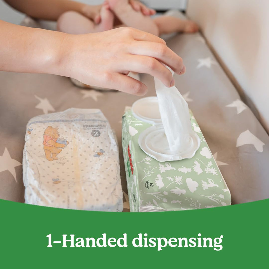 Baby Wipes, Huggies Natural Care Sensitive, UNSCENTED, Hypoallergenic