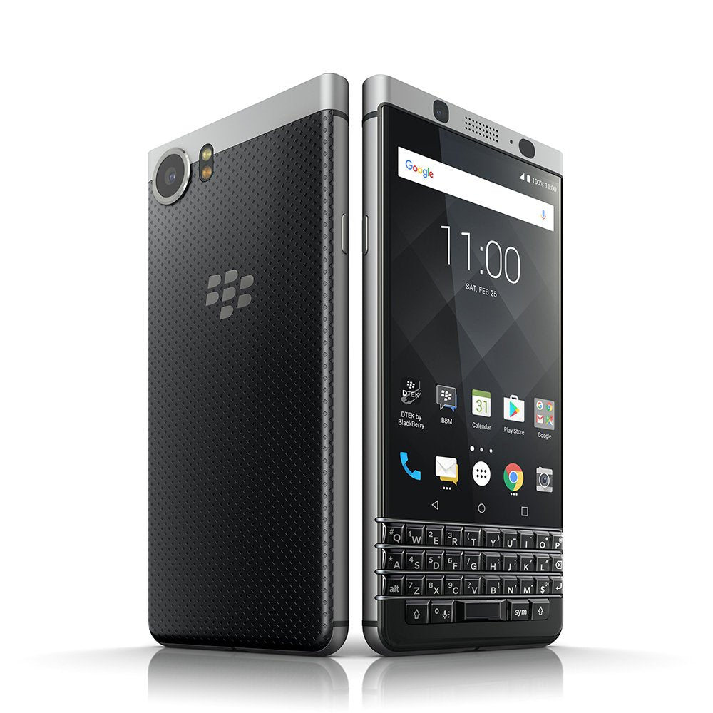 BlackBerry KEYone (Silver) Unlocked Android Smartphone 4G LTE, 32GB – Compatible with Canadian Carriers