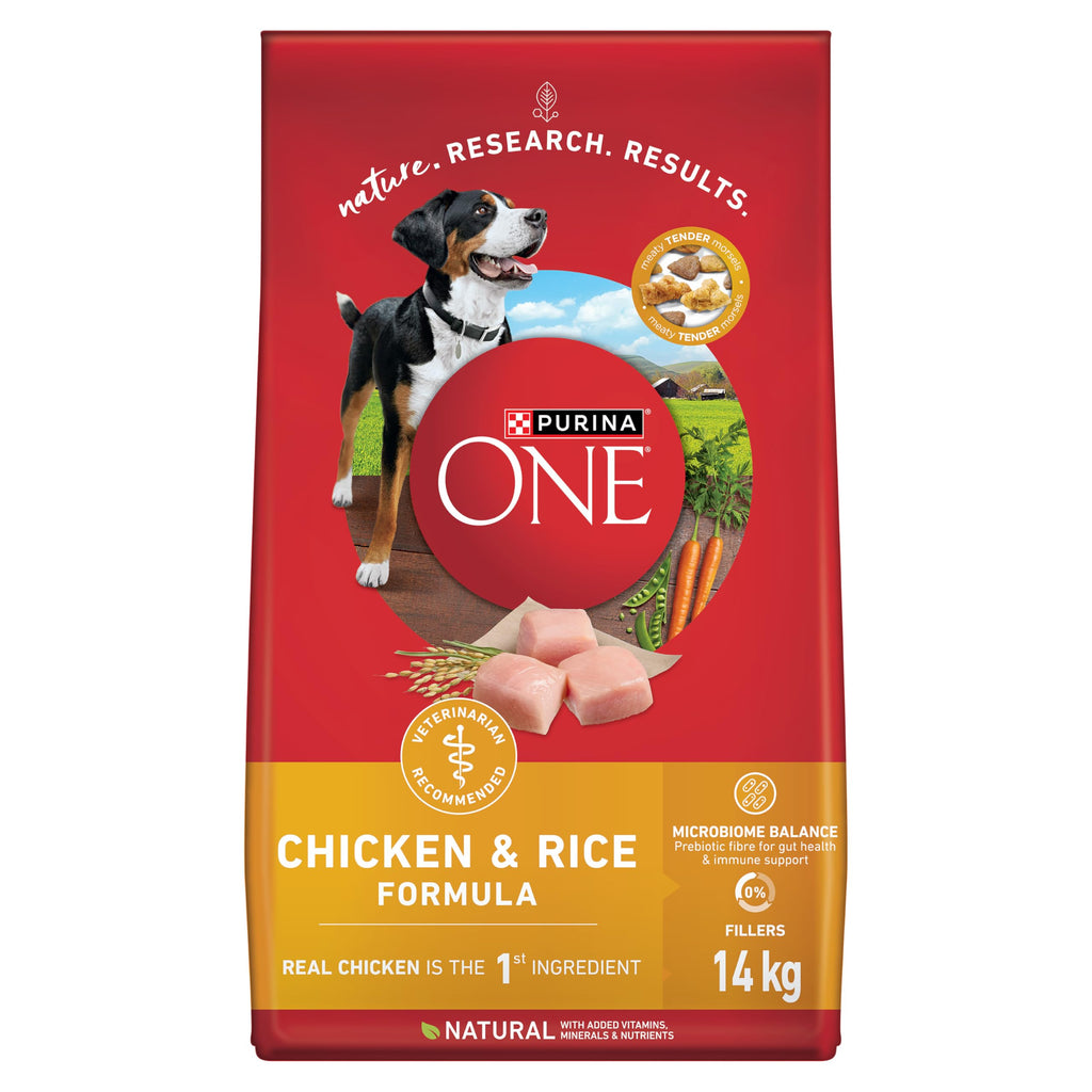 Purina ONE Dry Dog Food, Microbiome Balance Chicken & Rice Formula