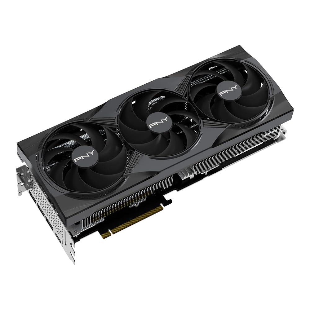PNY NVIDIA GeForce RTX™ 5090 OC Triple Fan, Graphics Card (32GB GDDR7, 512-bit, Boost Speed: 2527 MHz, PCIe® 5.0, HDMI®/DP 2.1, 3.5-Slot, NVIDIA Blackwell Architecture, DLSS 4)