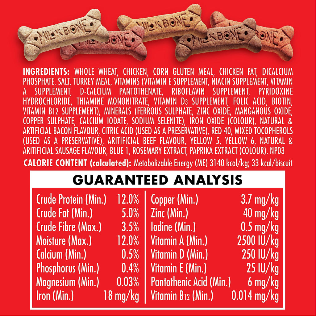 Milk-Bone Flavour Snacks Dog Biscuits Medium Sized Dog Treats
