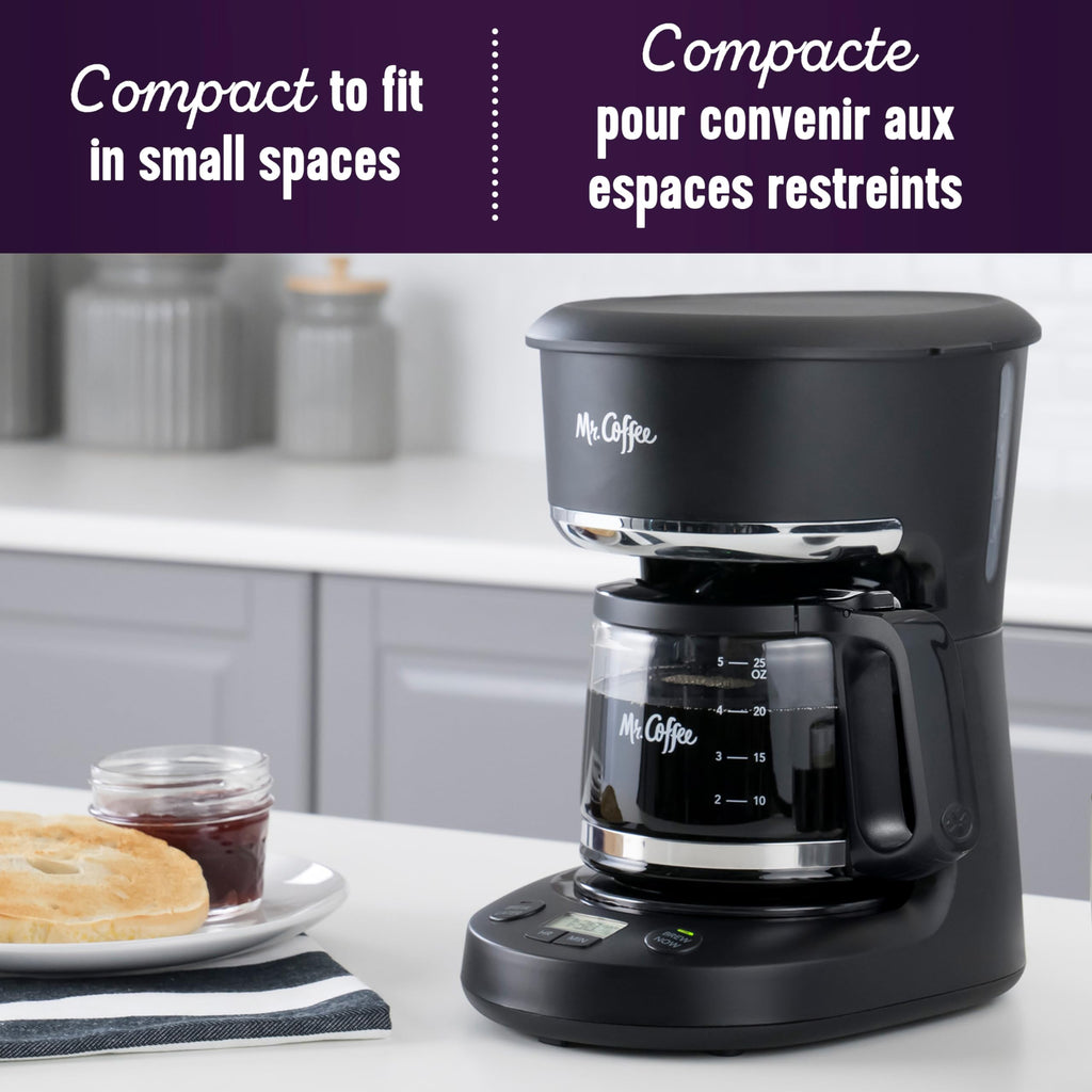 Mr. Coffee Coffee Maker, Programmable Coffee Machine with Auto Pause and Glass Carafe