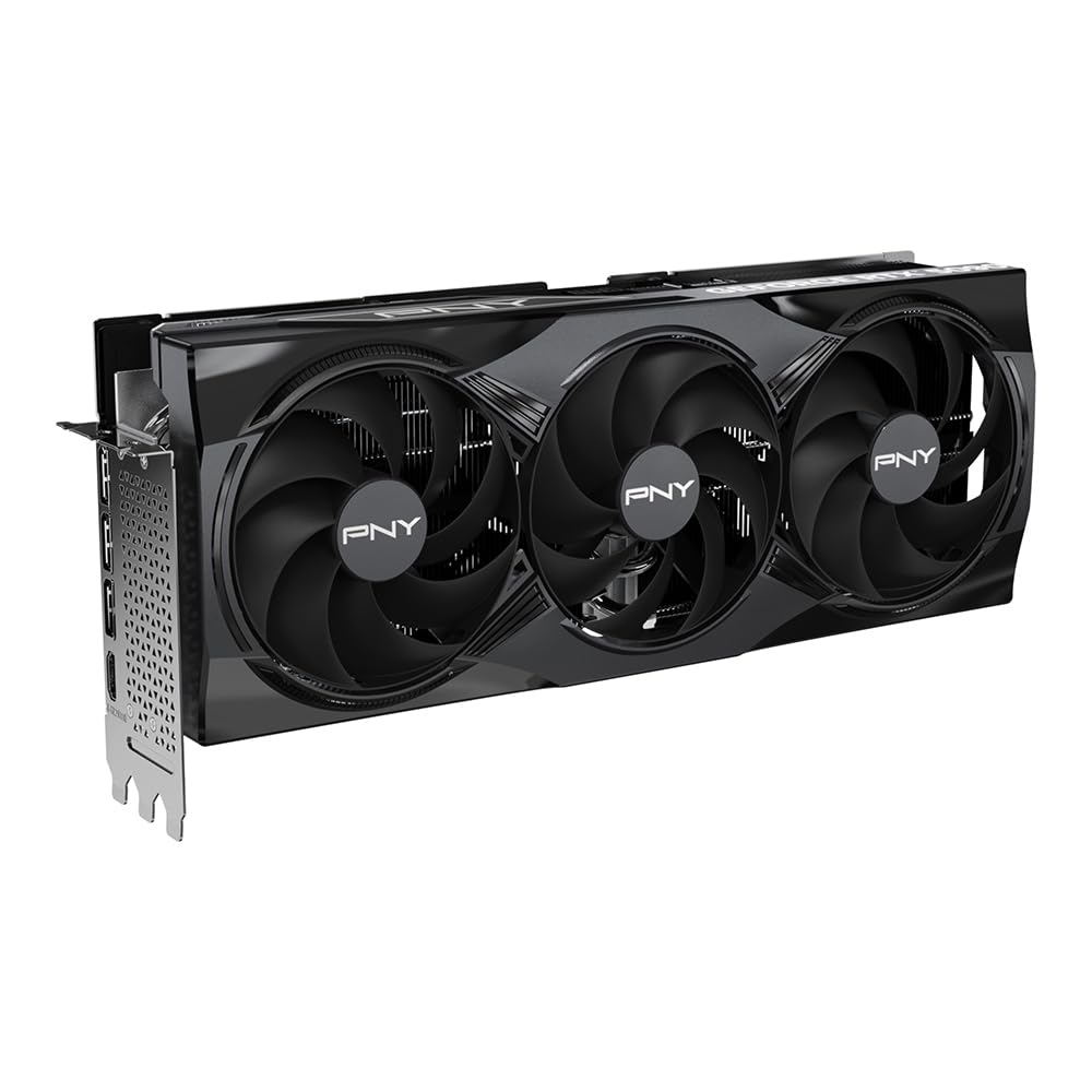 PNY NVIDIA GeForce RTX™ 5090 OC Triple Fan, Graphics Card (32GB GDDR7, 512-bit, Boost Speed: 2527 MHz, PCIe® 5.0, HDMI®/DP 2.1, 3.5-Slot, NVIDIA Blackwell Architecture, DLSS 4)