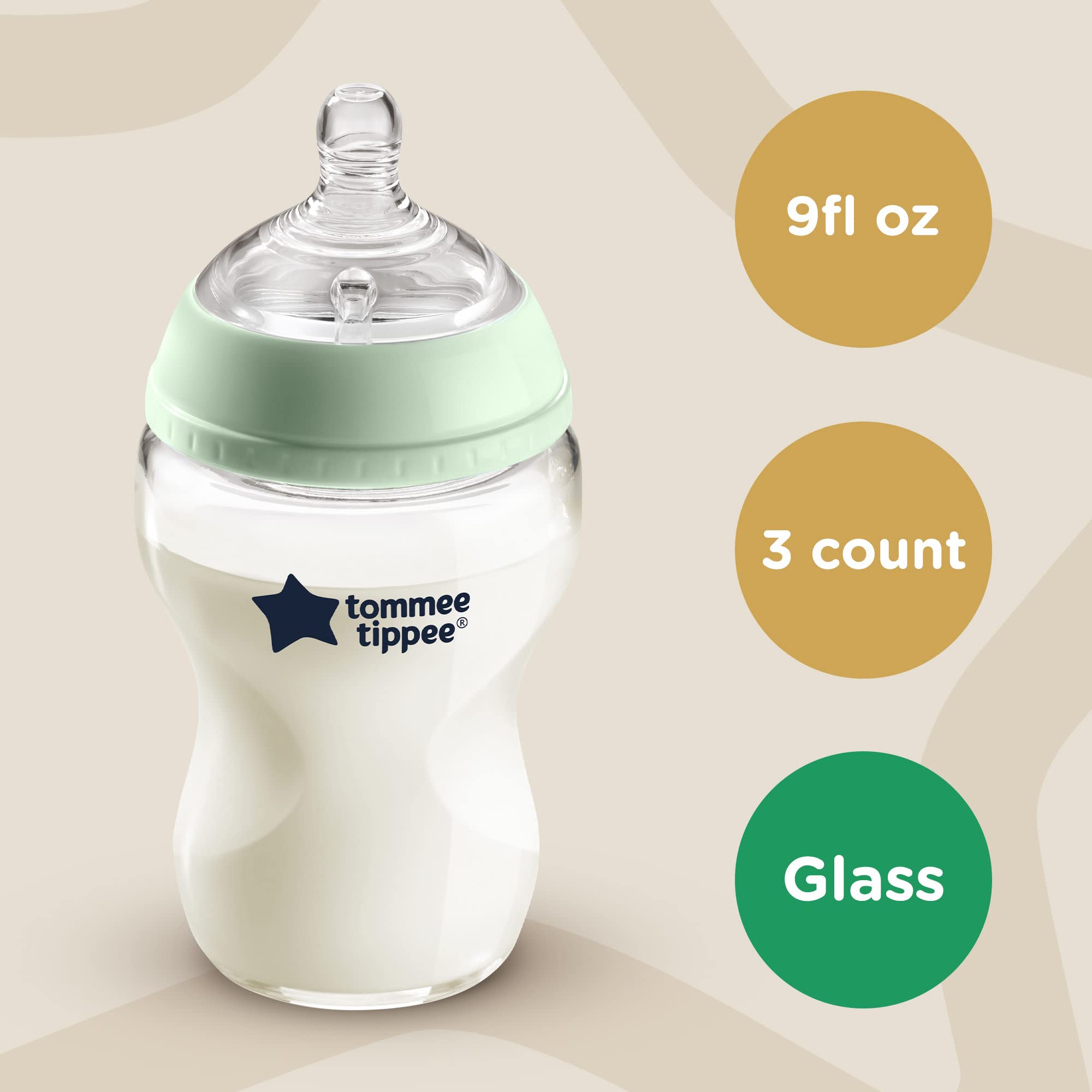 Tommee Tippee Glass Baby Bottles