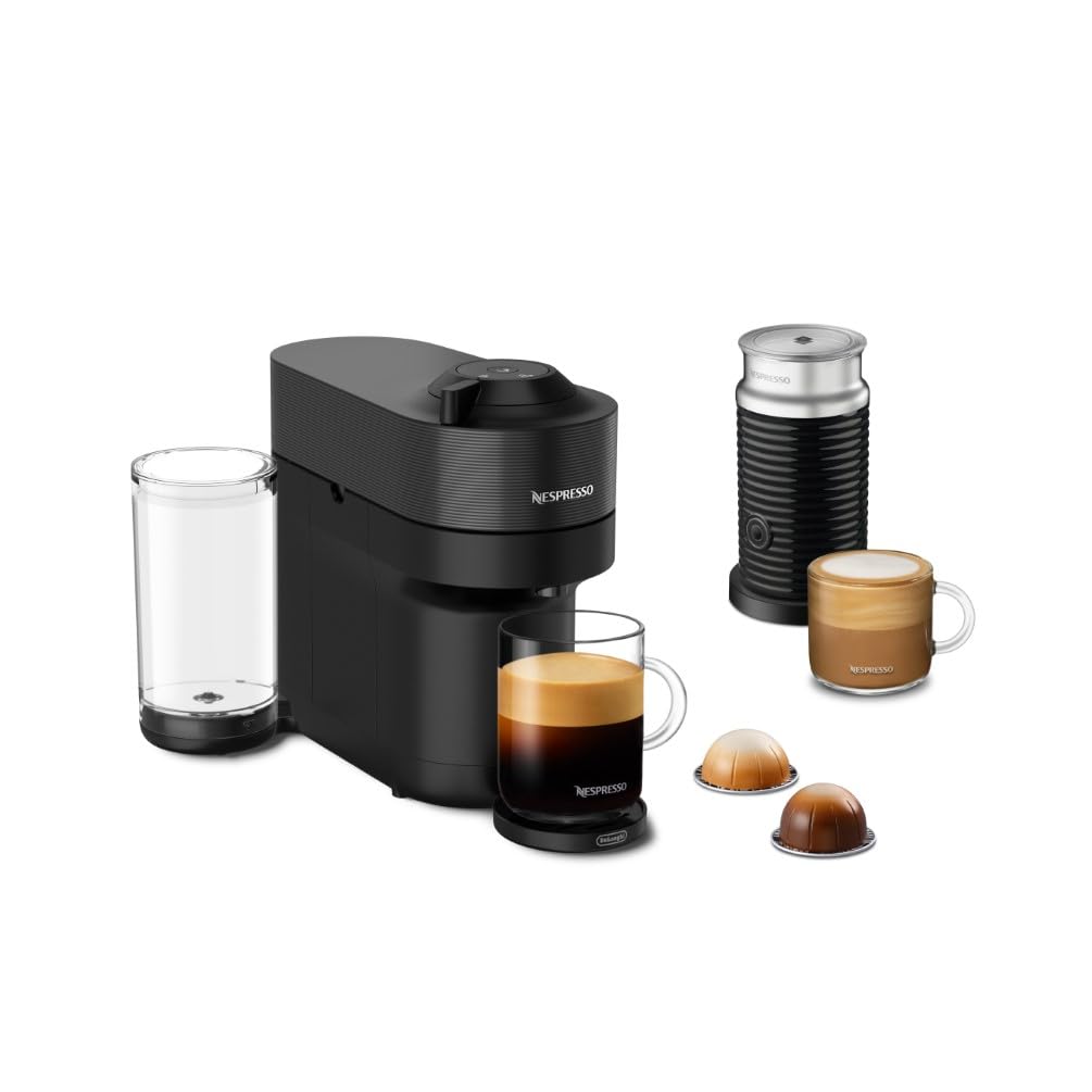 Nespresso Vertuo Pop+ Single Serve Coffee and Espresso Machine by De'Longhi