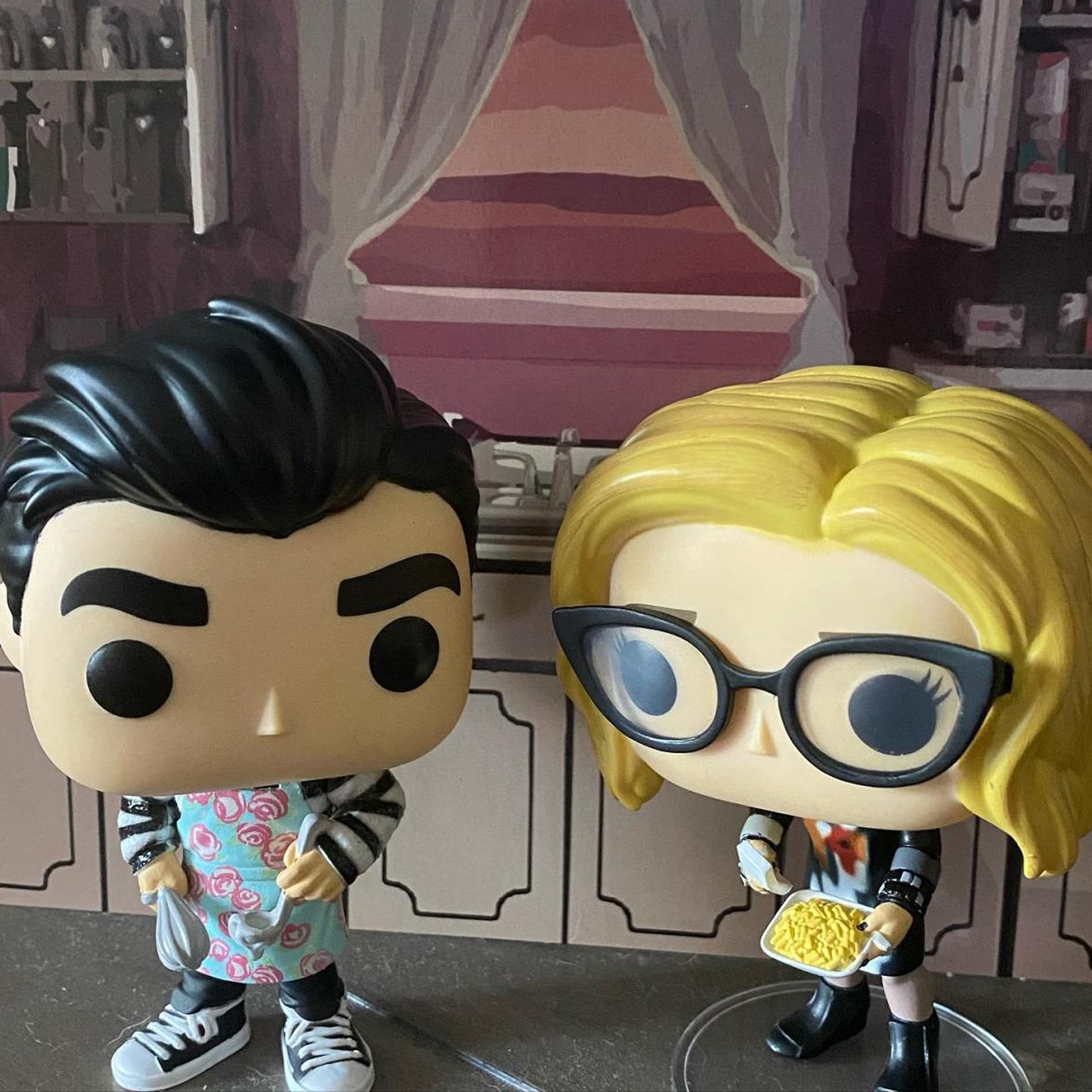 Funko Pop! Television David Rose & Moira Rose Schitts Creek 2 Pack Target Con 2021 Exclusive