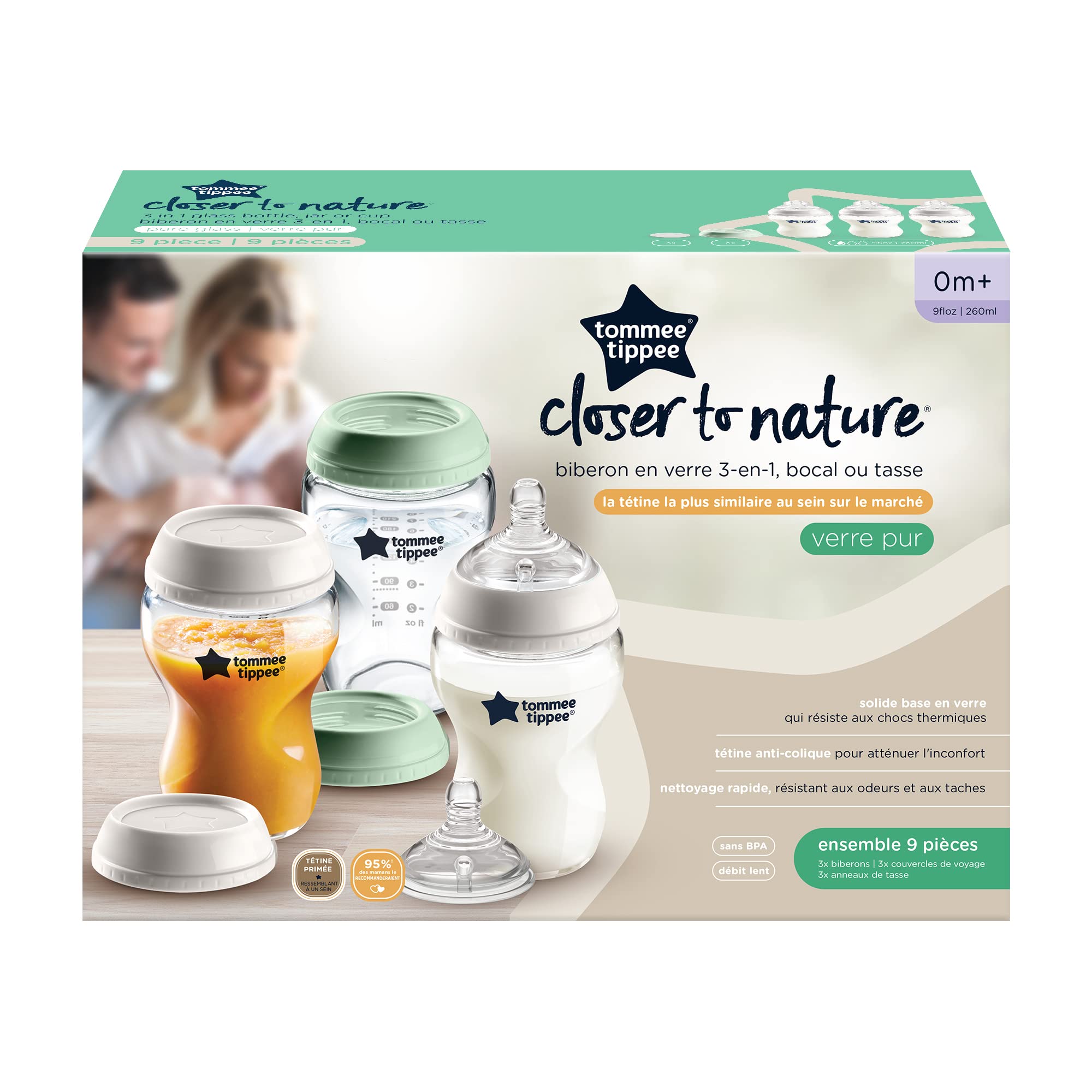Tommee Tippee Glass Baby Bottles