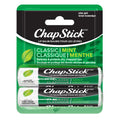 ChapStick Classic Lip Balm, Mint Flavour, 2 Tubes