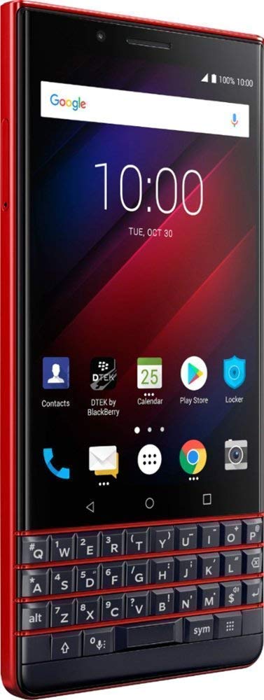 BlackBerry KEY2 LE (BBE100-4) 64GB, Dual SIM, Dual 13MP+5MP Camera, 4GB RAM, GSM Unlocked International Model, No Warranty