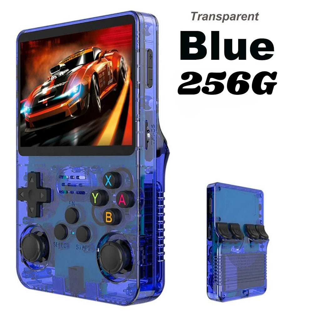 BOYHOM 256G Open Source R36S Retro Game Console - 3.5" IPS Portable Linux ARKOS Handheld | Best Gaming Gift (64G/128G Options)