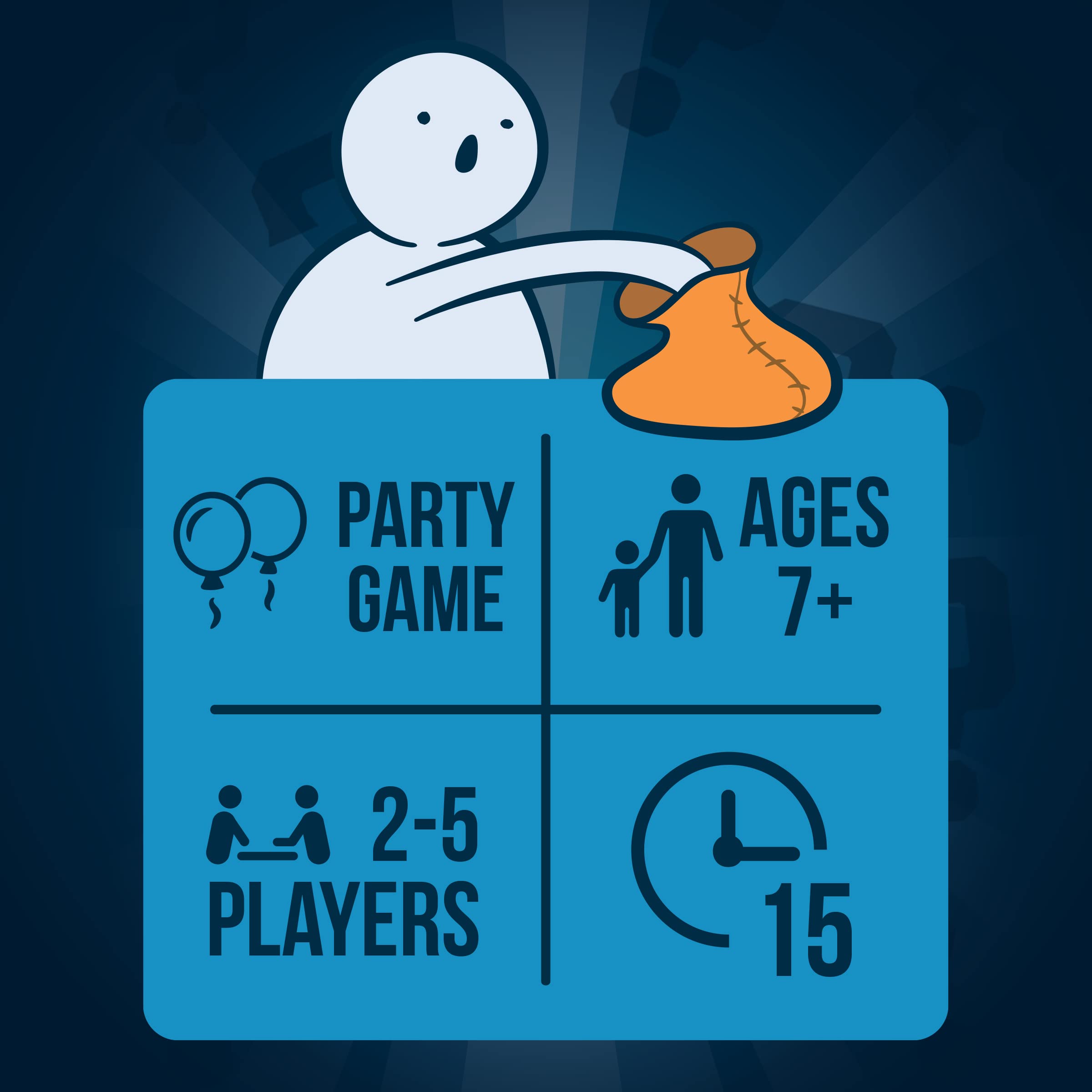 You Lying Sack by Exploding Kittens - 2-5 Players - Ages 7+ - 15 Minutes to Play - Bluffing Board Game - Party Game, Family Game Night, Kid and Adult Board Game