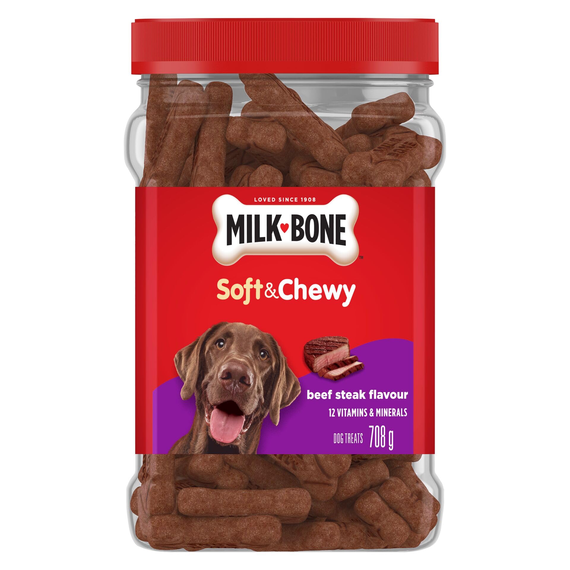 Milk-Bone Soft & Chewy Dog Treats, Tender Oven Baked Snacks Made with Tasty Wholesome Ingredients