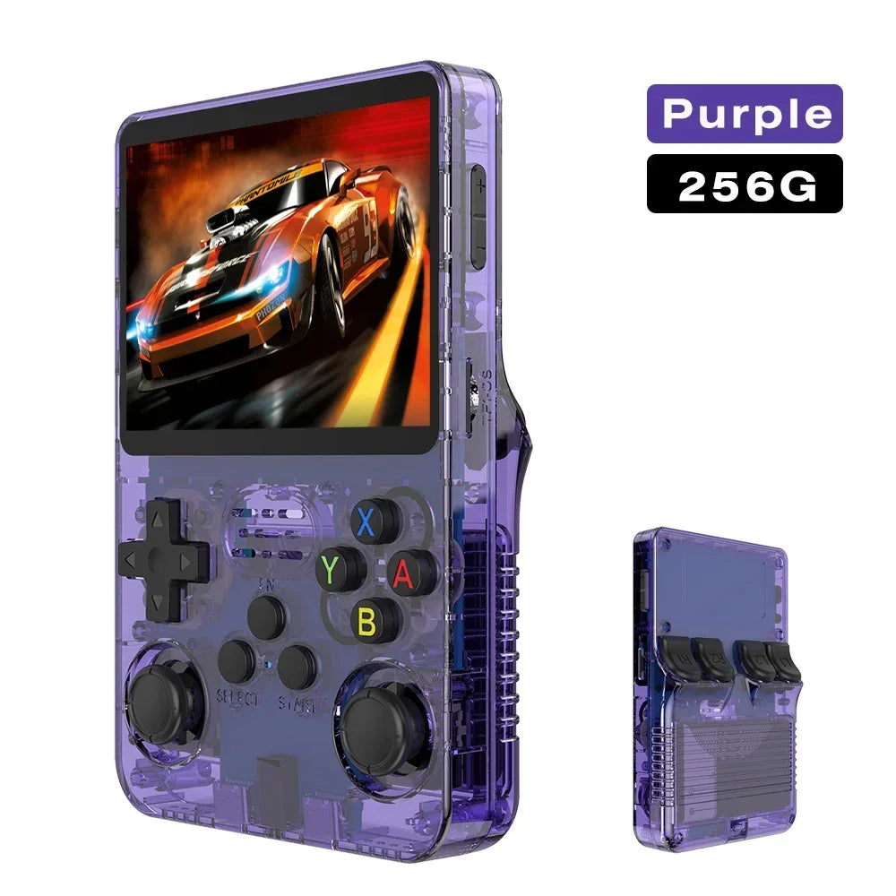 BOYHOM 256G Open Source R36S Retro Game Console - 3.5" IPS Portable Linux ARKOS Handheld | Best Gaming Gift (64G/128G Options)