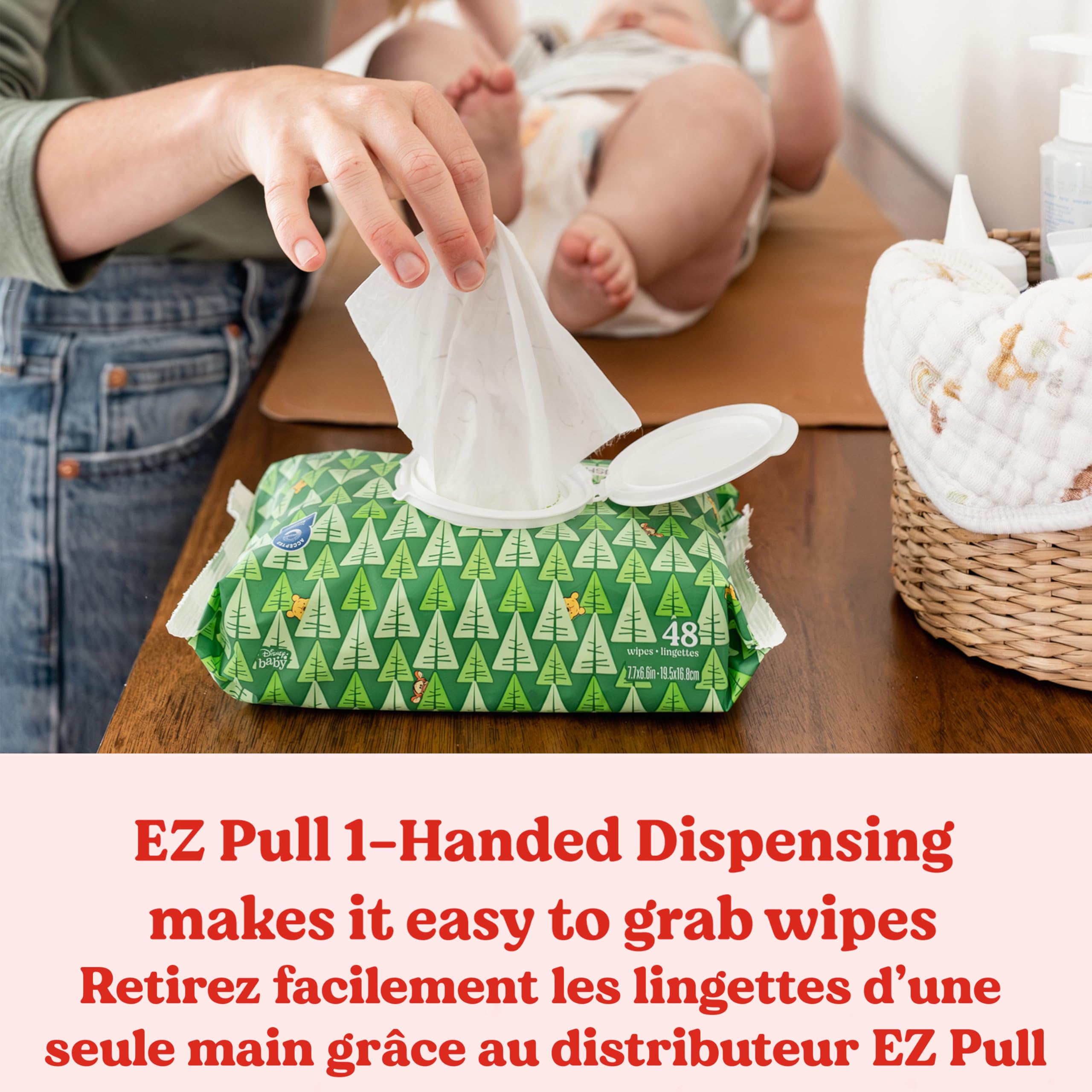 Baby Wipes, Huggies Natural Care Sensitive, UNSCENTED, Hypoallergenic