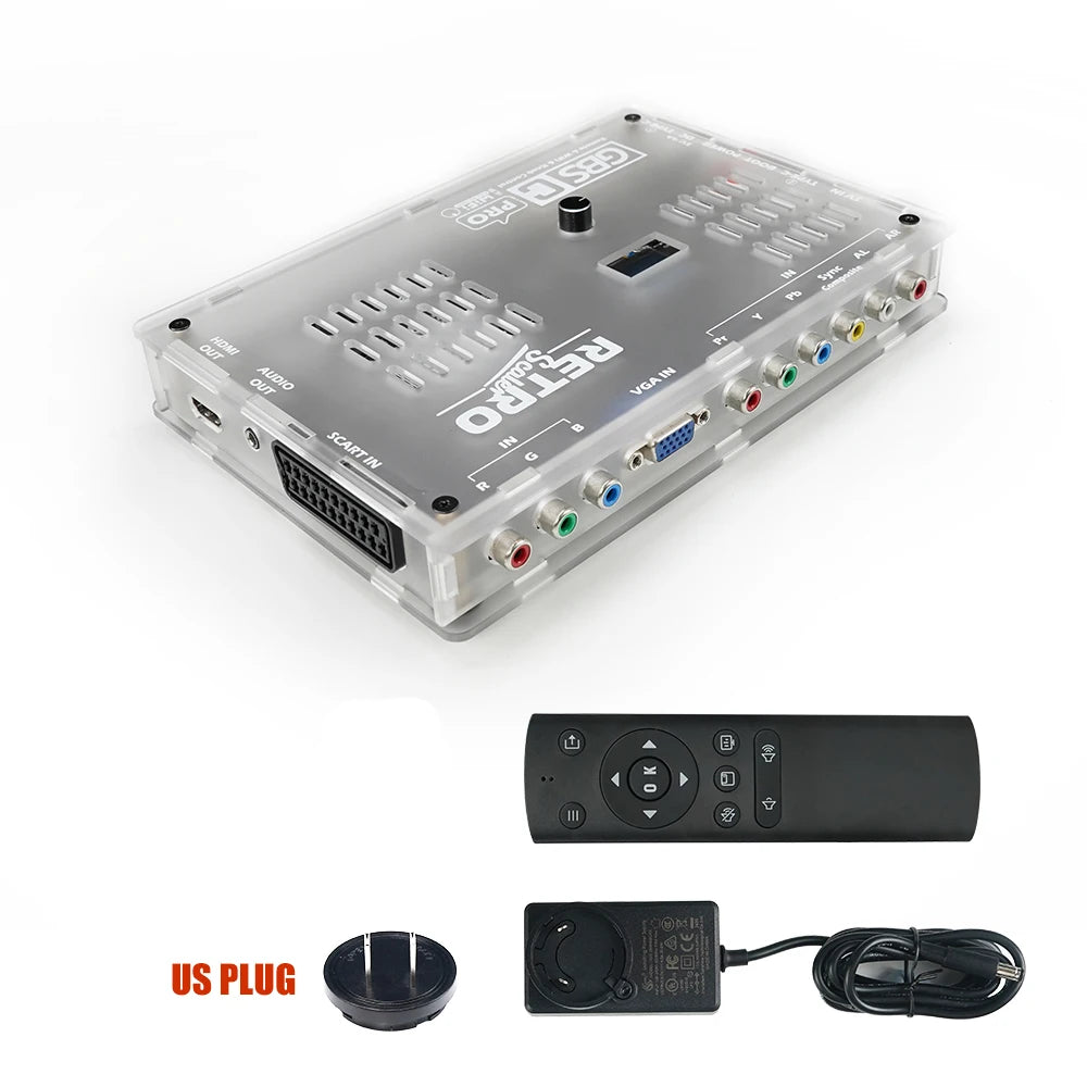 RetroScaler GBSC Pro GBS Control Scart RGBS YPbPr VGA Composite(AV) SV to HDMI® Video Auido Converter for Retro Game Consoles