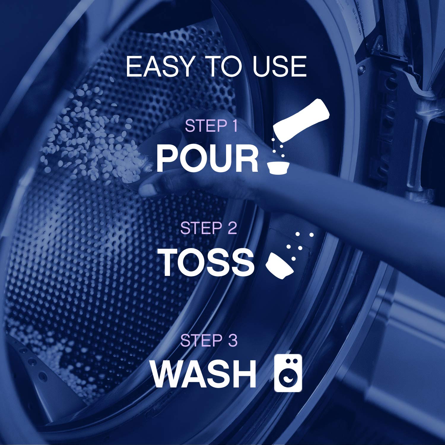 Downy Infusions In-Wash Laundry Scent Booster Beads, CALM, Soothing Lavender and Vanilla Bean, 24 oz