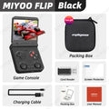 【Brand+】MIYOO Flip V2 Handheld Game Players 3.5''IPS Screen Linux System Onion OS Video Game Consoles Free Storage Bag Gamer