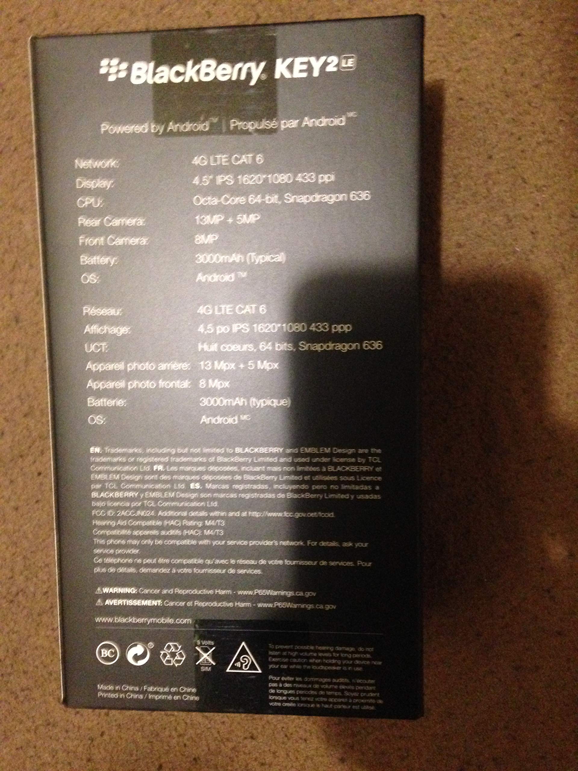 Blackberry Key2 LE BBE100-2 32Gb Black Unlocked