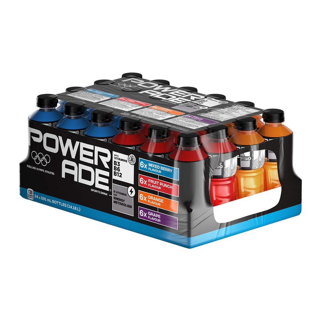 Powerade, Team Pack 591ml Bottles, Pack of 24
