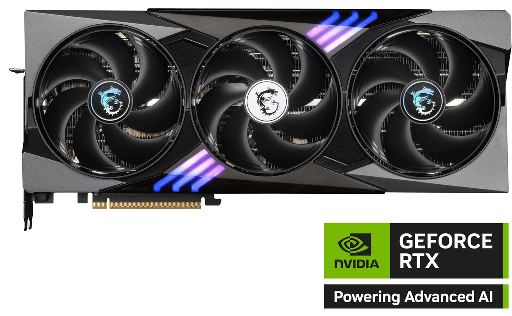 MSI Gaming RTX 5090 32G Gaming Trio OC Graphics Card (32GB GDDR7, 512-bit, Extreme Clock 2497 MHz, DisplayPort x3 2.1a, HDMI 2.1b, NVIDIA Blackwell Architecture)