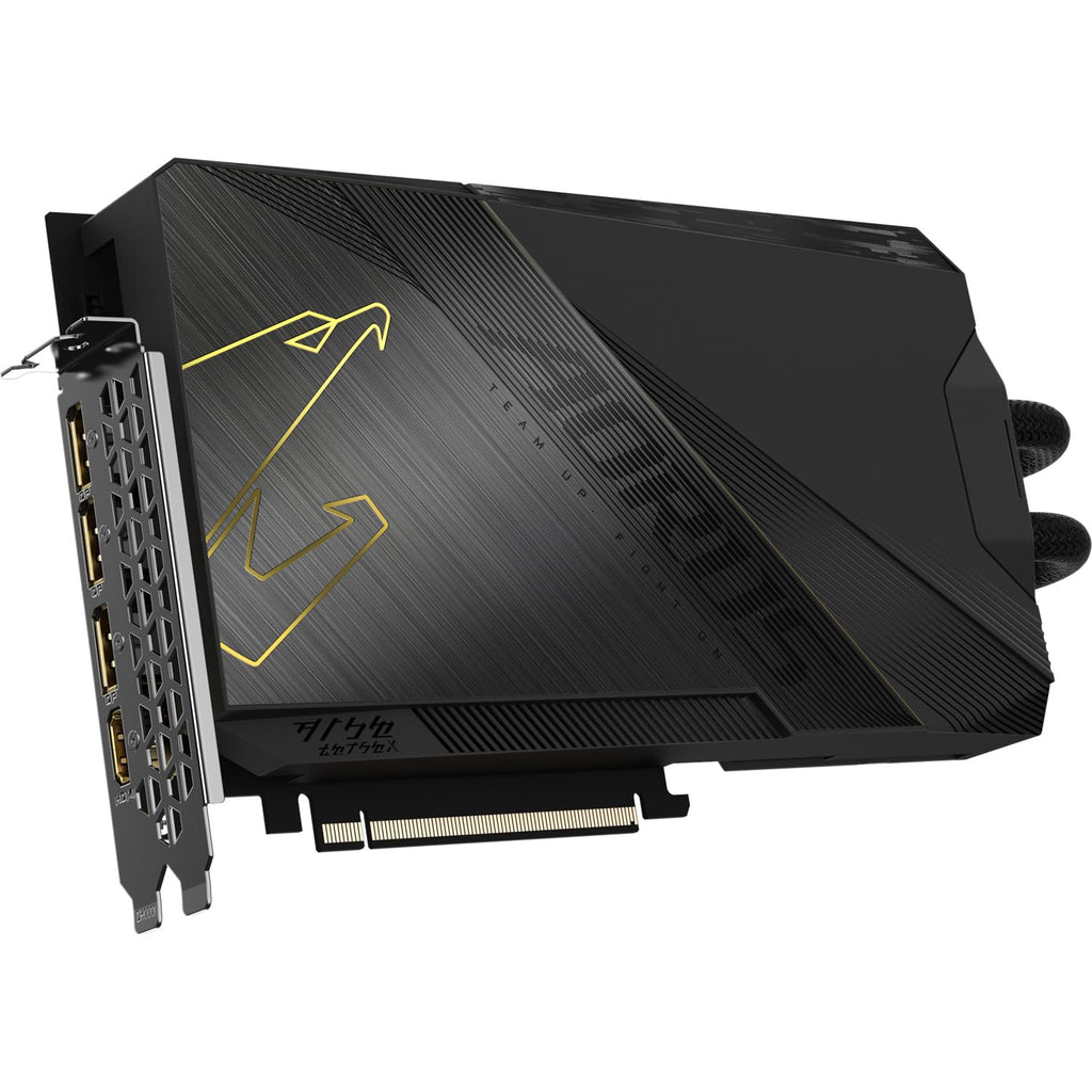 Gigabyte AORUS GeForce RTX 4090 Xtreme WATERFORCE 24G Graphics Card, WATERFORCE All-in-one Cooling System, 24GB 384-bit GDDR6X, GV-N4090AORUSX W-24GD Video Card