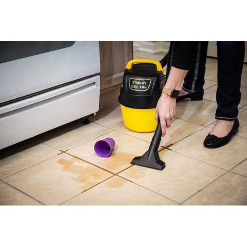 Stanley Wet/Dry Vacuum, 1 Gallon, 1.5 Horsepower