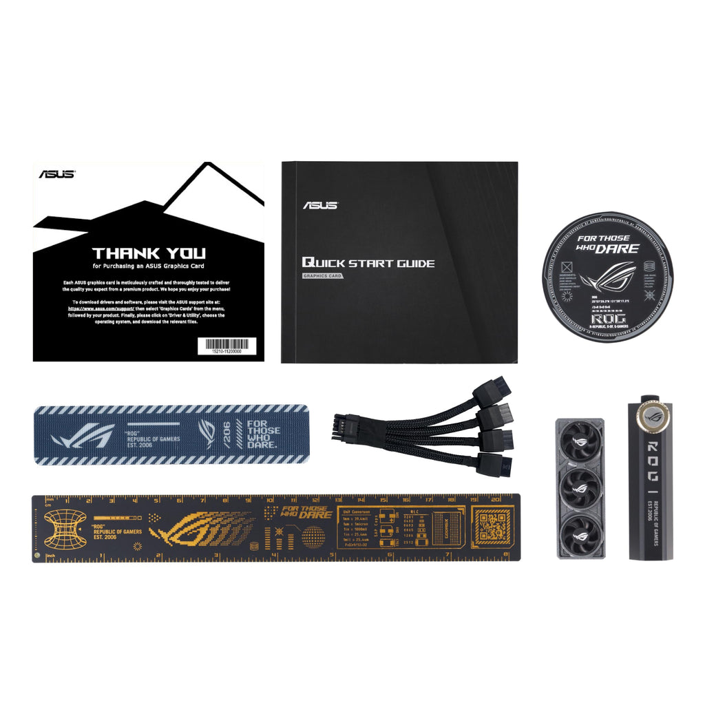 Asus ROG Astral GeForce RTX 5090 32GB GDDR7 Gaming Graphics Card (Nvidia GeForce RTX5090, Four Fans, 3.8 Slot Design, PCIe 5.0, 2X HDMI 2.1b, 3X DisplayPort 2.1a, ROG-ASTRAL-RTX5090-32G-GAMING)