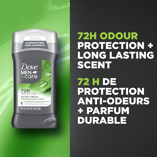 Dove Men+Care Extra Fresh 72H Deodorant Stick for Men with Vitamin E, Triple Action Moisturizer and Non-Irritant Formul, 85g