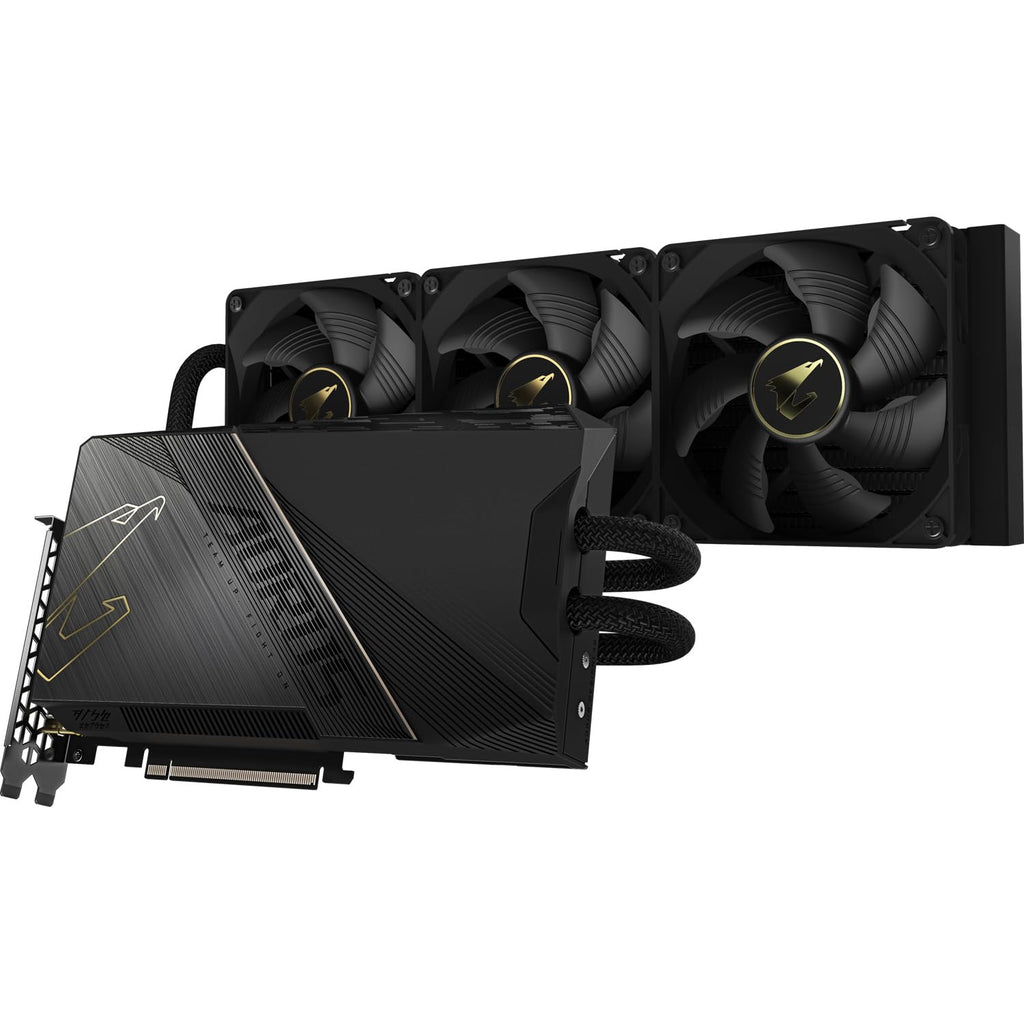 Gigabyte AORUS GeForce RTX 4090 Xtreme WATERFORCE 24G Graphics Card, WATERFORCE All-in-one Cooling System, 24GB 384-bit GDDR6X, GV-N4090AORUSX W-24GD Video Card