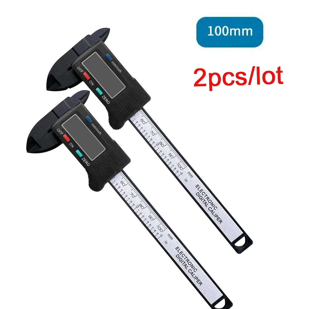 0-150mm High Strength Plastic Student Home Woodworking Gap Play Measuring Calipers Electronic Digital Calipers