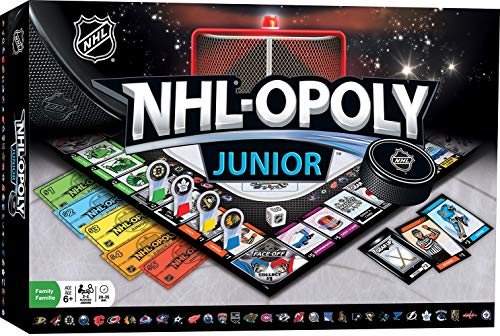 MasterPieces NHL Opoly Junior Board Game, for 2-4 Players, Ages 6+