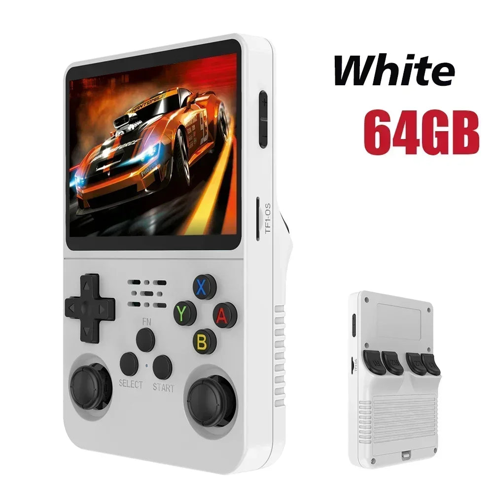 BOYHOM 256G Open Source R36S Retro Game Console - 3.5" IPS Portable Linux ARKOS Handheld | Best Gaming Gift (64G/128G Options)